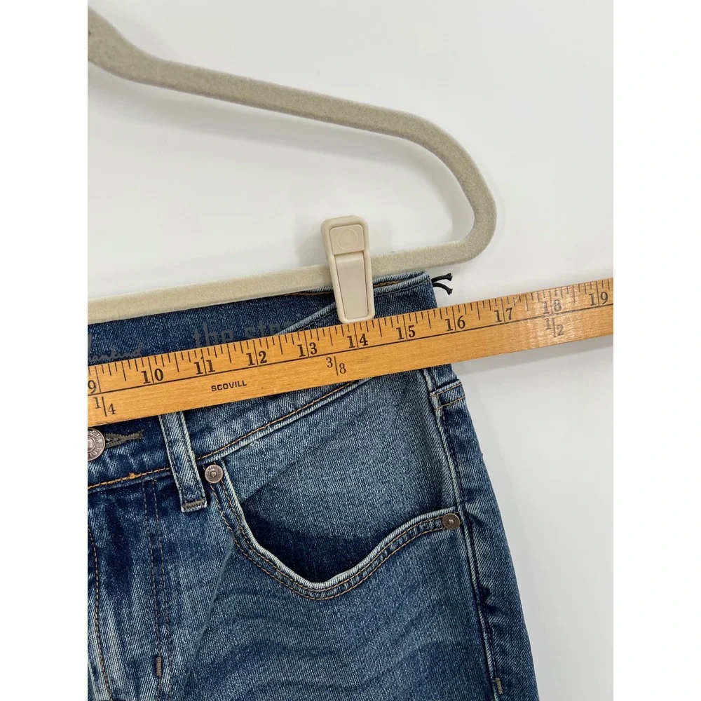 7 For All Mankind The Straight Jeans Sundance Blue 7D12C922-SDC Size 29 NWT